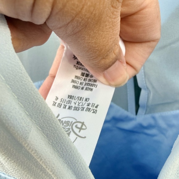 Disney Light Blue and Pink Dress with Sheer Sleeves - Picture 9 of 9